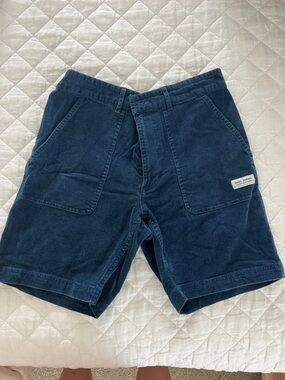 Banks Journal Men's Navy Corduroy Shorts